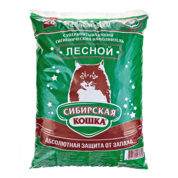 Наполнитель Сибирская кошка лесной 20л