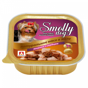 Консервы Зоогурман Smolly Dog д/собак ягненок с сердцем 100гр